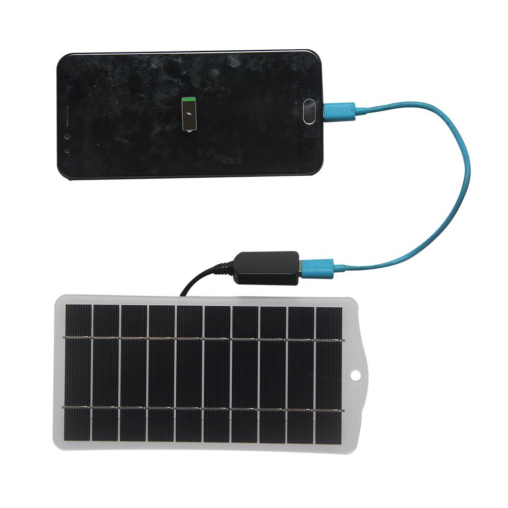 2.5W 5V Semi Flexible Solar Panel with USB Output for iPhone Mobile Power Battery Fast Charging