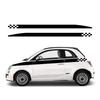 Car Side Door Waist Line Vinyl Decals Door Racing Stripes Sticker Waterproof Graphics Decor Accessories For Fiat 500 595 Abarth