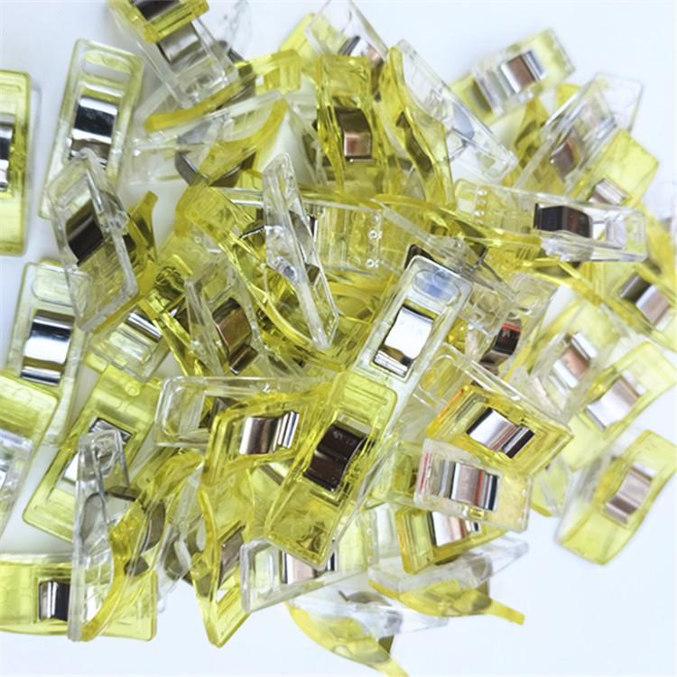 Mehrzweck-Nähklammern Bunte Bindeklammern Kunststoff Handwerk Quiltklammern Nähhandwerksklemmen für DIY Nähen Binden