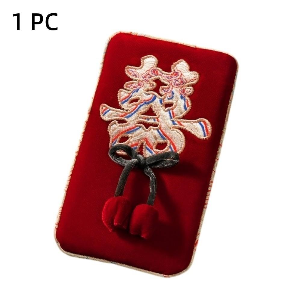 Chinese Style Wedding Money Pocket Large Capacity Red Packet New Year Red Envelope Spring Festival