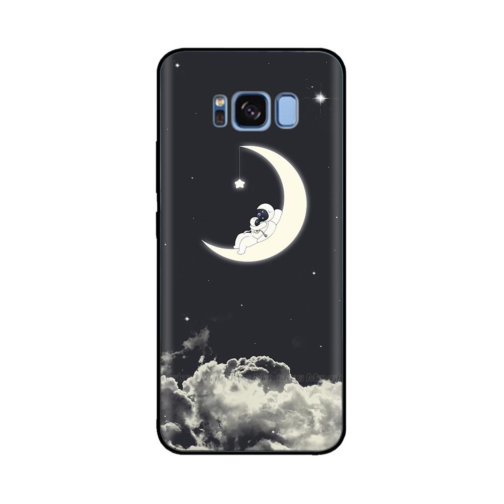 For Samsung Galaxy S8 Plus Phone Case Heart-Butterfly Funda For Samsung S8 S8Plus Cases Liquid Silicone Bumper GalaxyS8 Shells