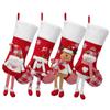 Three Dimensional Christmas Stocking Elderly Snowman Xmas Tree Hanging Ornaments  Fireplace
