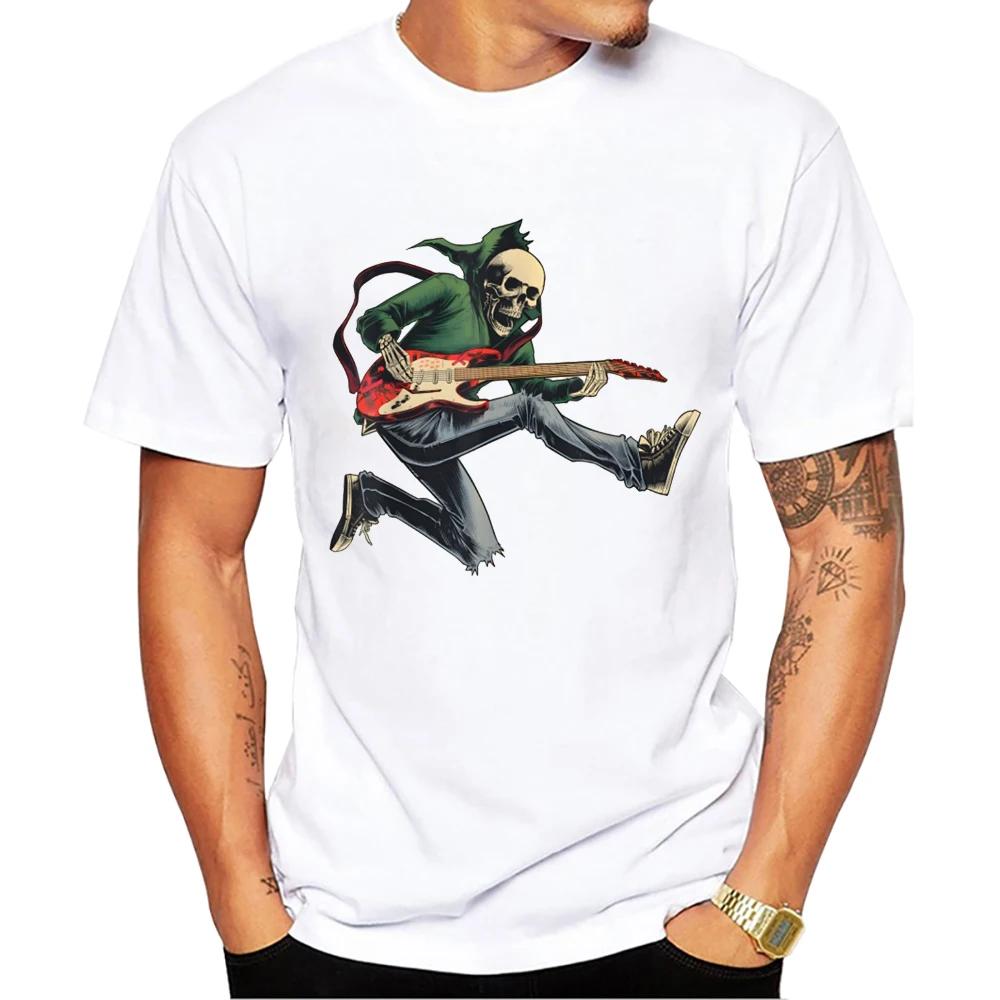 TEEHUB Vintage Guitar Perfect Musician Printed Men T-Shirt Short Sleeve Street Tshirts Funny T Shirts Cool Essential Tee