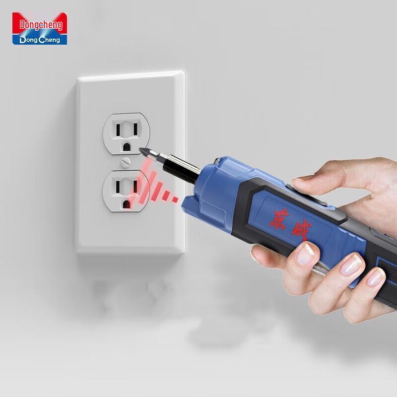 Destornillador Eléctrico Inalámbrico Dongcheng 4V Enchufe CN (adaptador incluido)