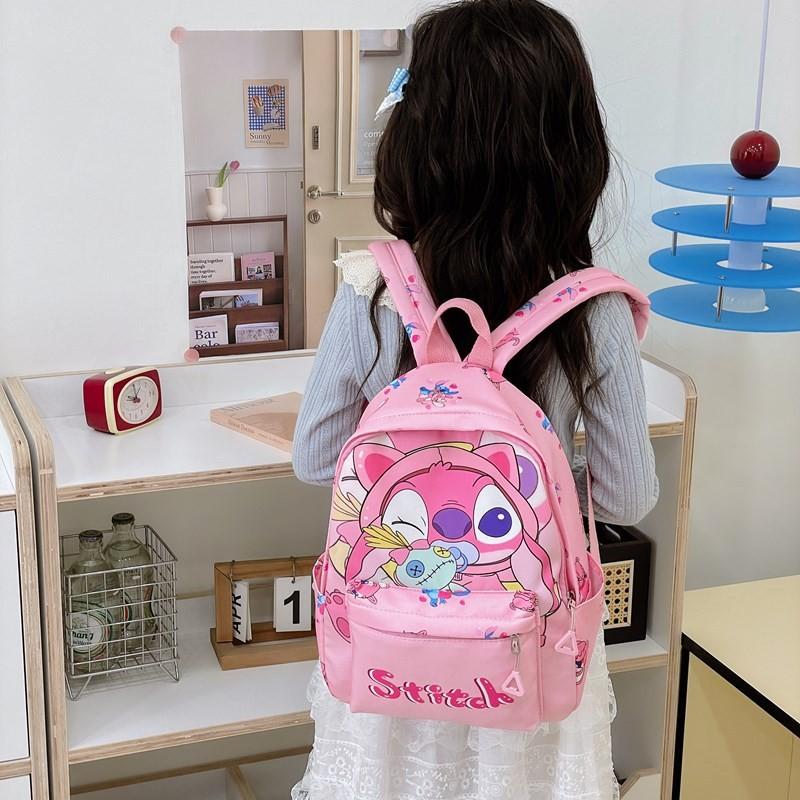 Ice Angel Heart Cream Rainbow Cartoon Printed Backpack Children