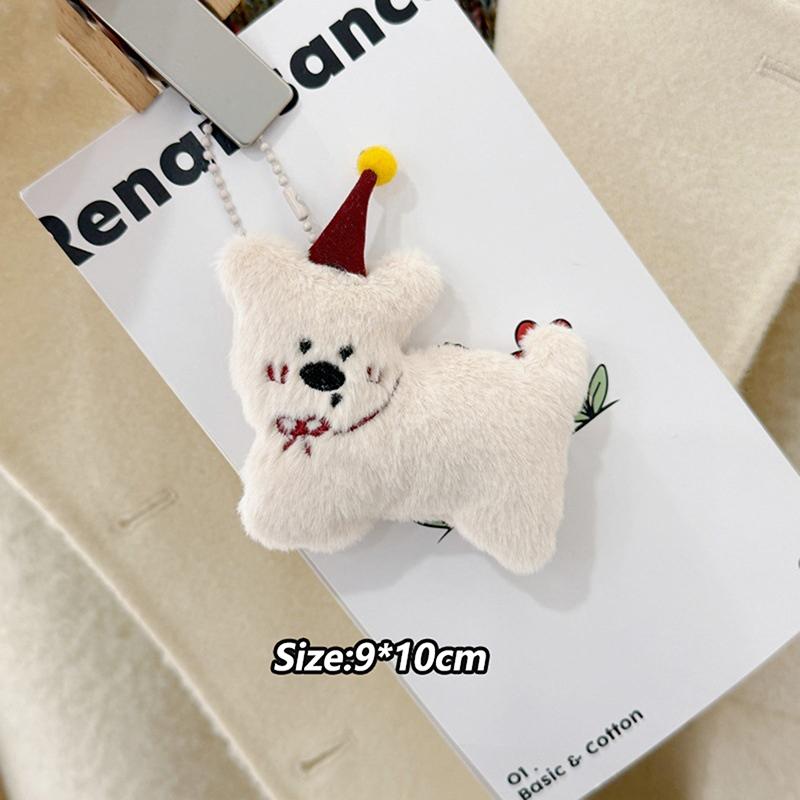 Kawaii Dachshund Plush Keychain Cartoon Stuffed Puppy Keyring Couple Key Holder Lovely Backpack Pendant Decoration Gifts