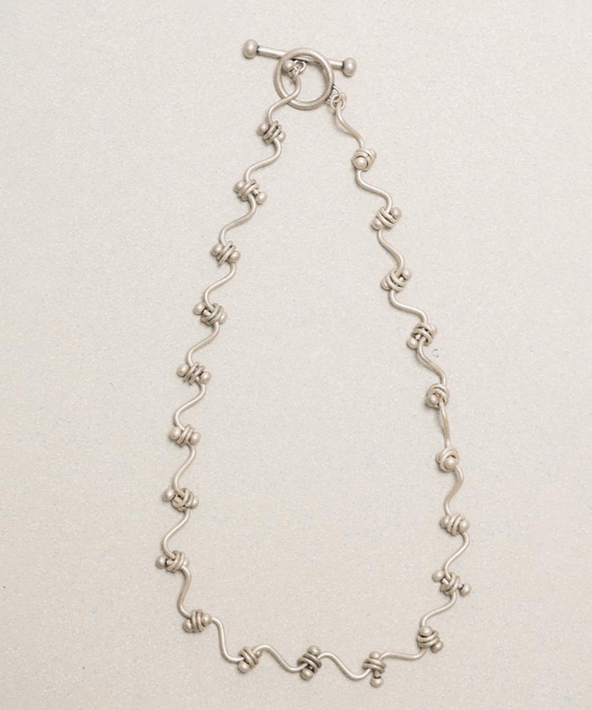 Towtow Archive Arbor Note Necklace Silver