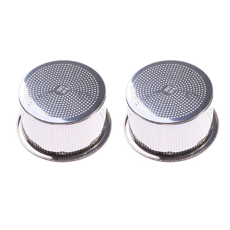 Panier-filtre en acier inoxydable avec poignée Maille filtrante à déchets Outils de cuisine Bouchon passoire d'évier de cuisine Couvercle de bonde d'évier