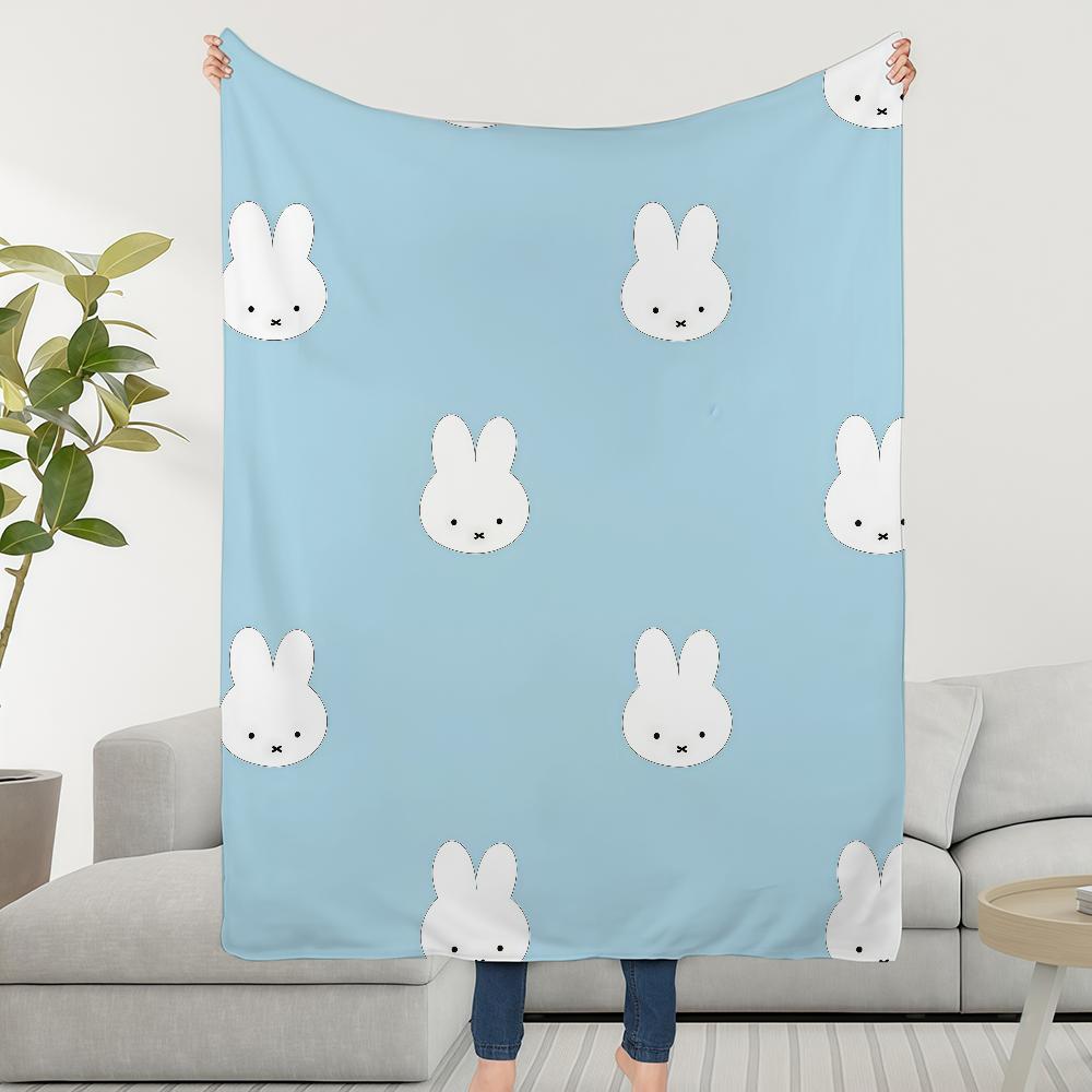 M-MiffyS-ES Cartoon Cute Blanket Soft Warm Furry Throw Super Kids Toys Bed Sofa Car Cradle
