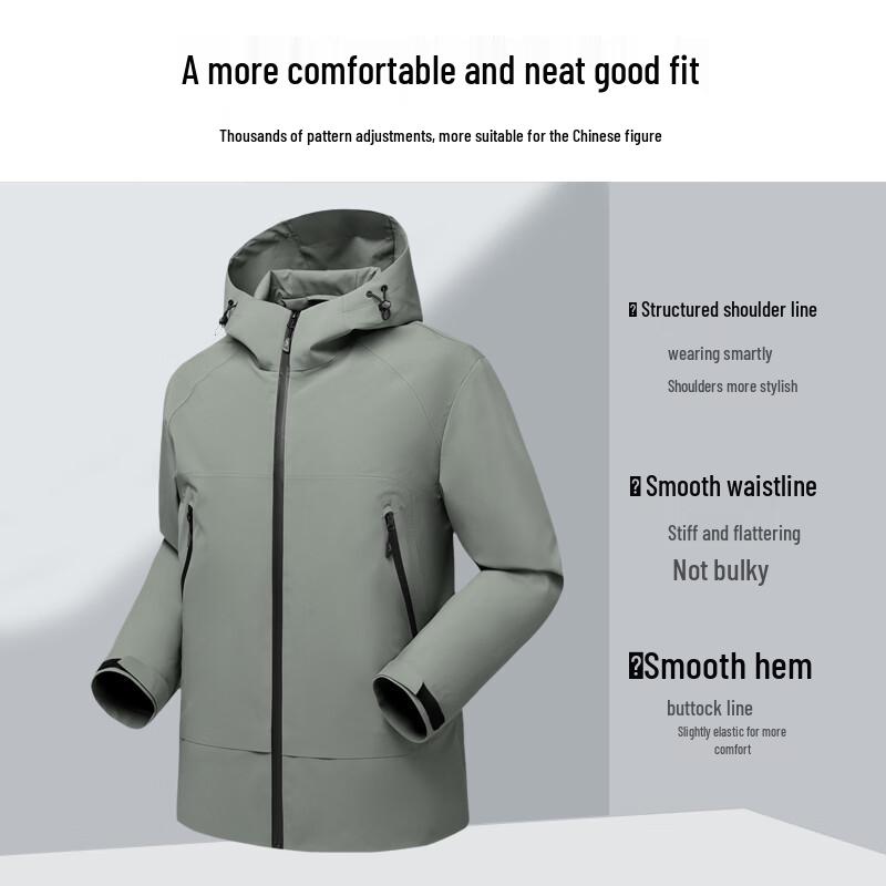 SHANSHAN Men's 3-Proof Outdoor Casual Jacket