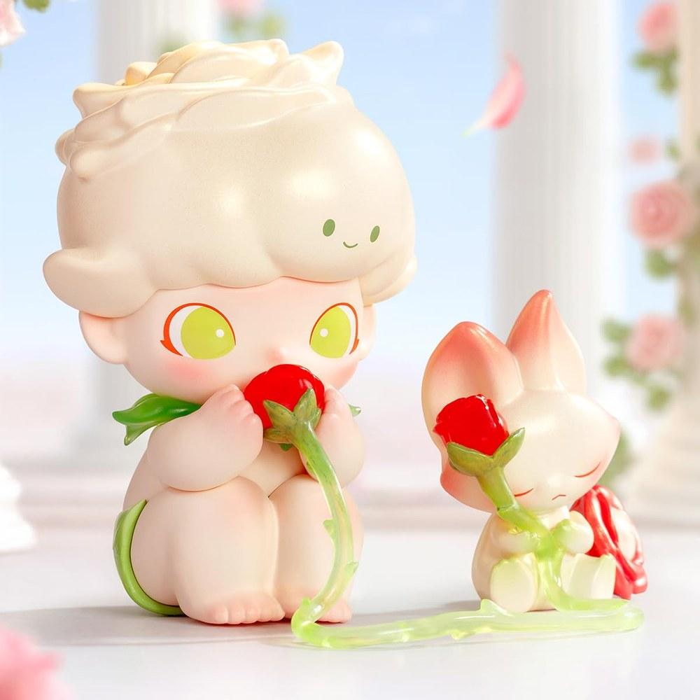 POP MART DIMOO Whisper of the Rose Figure Toy Plastic Model Kit Gift Support Activity Official Product