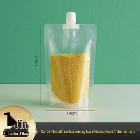Large Spout Bag for Coarse Grains and Beverages
