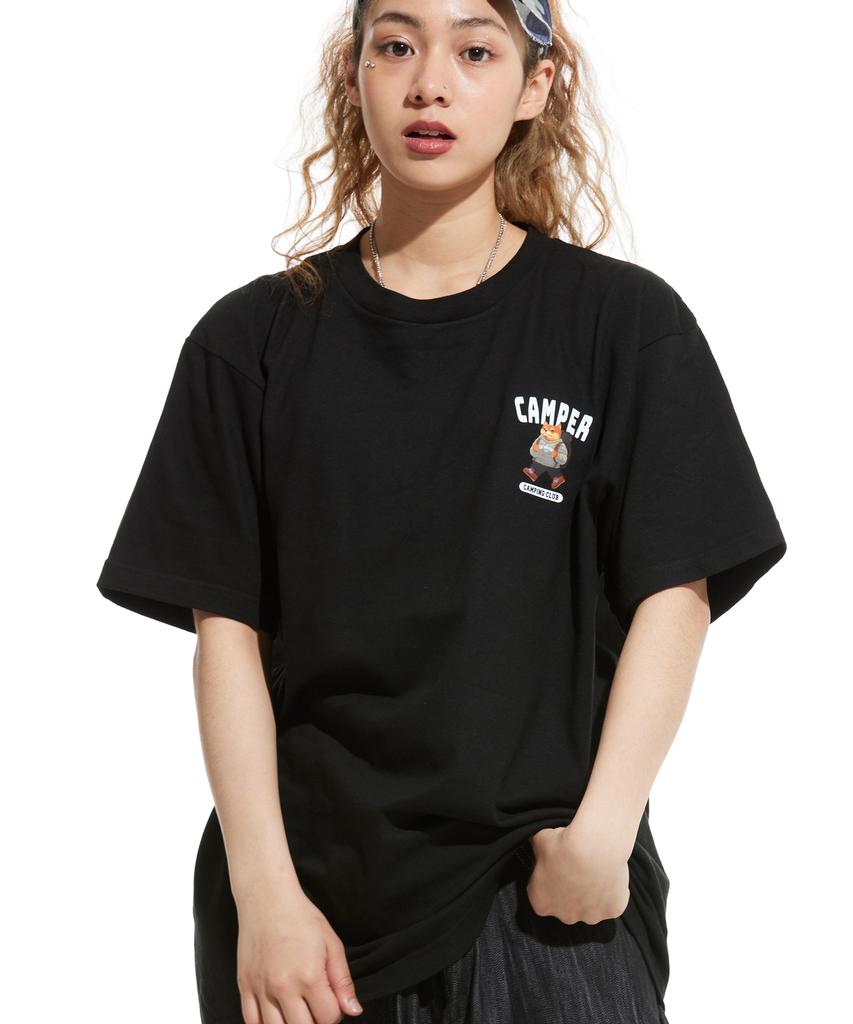 CREAM SODA LAB Small Logo Paku & Gray Short Sleeve T-Shirt Set