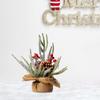 Tabletop Christmas Tree Artificial Xmas Ornament Crafts for Bedroom