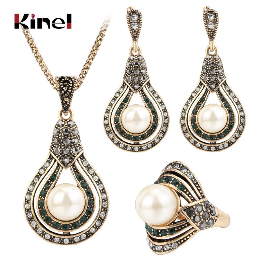 

Винтажный женский набор украшений из трех предметов - Модный аксессуар GT009-10# Ring