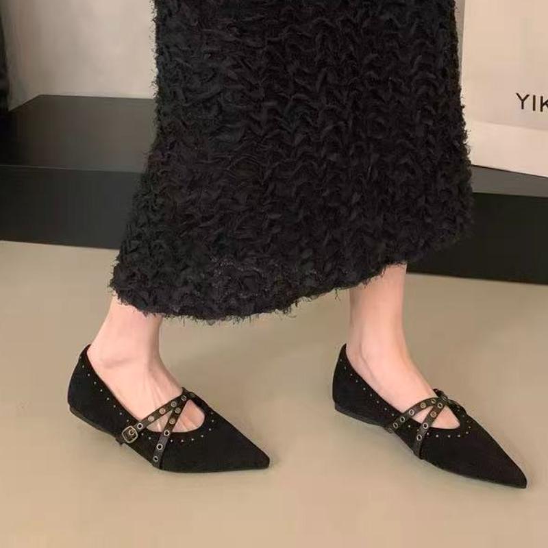Bowknot Pointed Toe Elegant Women Shoes Low Heel Dress Shoes New Autumn Winter Brand Mary Jane Shoes Women Zapatos De Mujer
