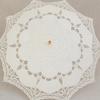 Exquisite Umbrella Multi-use Cotton Lace Flower Pattern Visual Effect Sunshade for Photography
