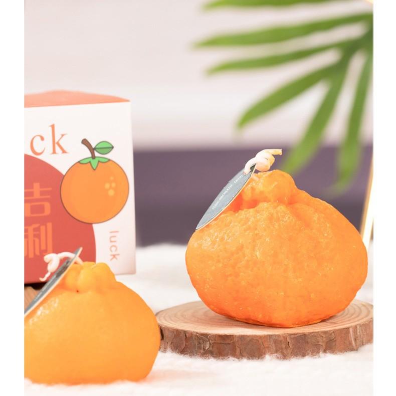 Ugly Orange Aroma Candle Candle Fragrance Souvenir Handmade Simulated Fruit Shape Orange Candle
