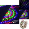 Rete di Luci LED da Esterno a Forma di Pavone Impermeabile per Decorazione di Giardini e Terrazzi