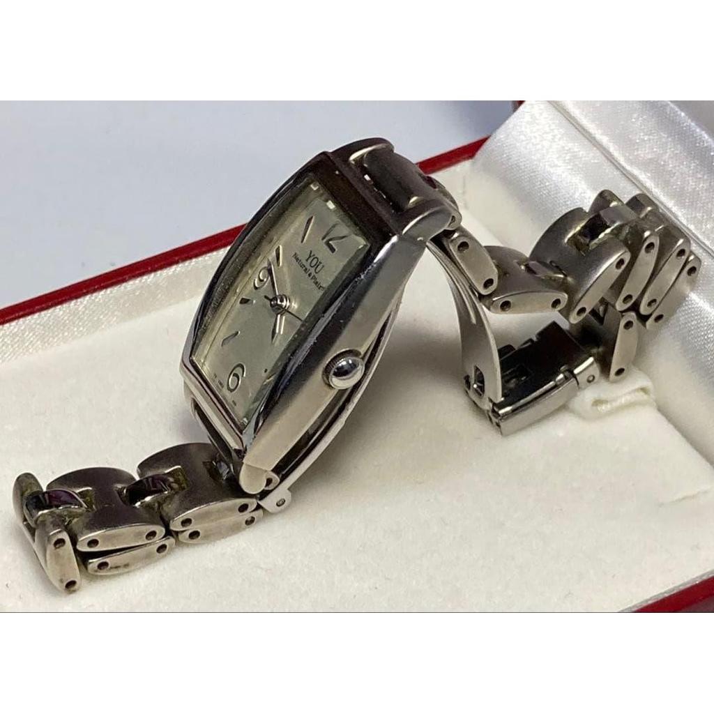 Used Working item YOU Orient analog watch stainless silver orient