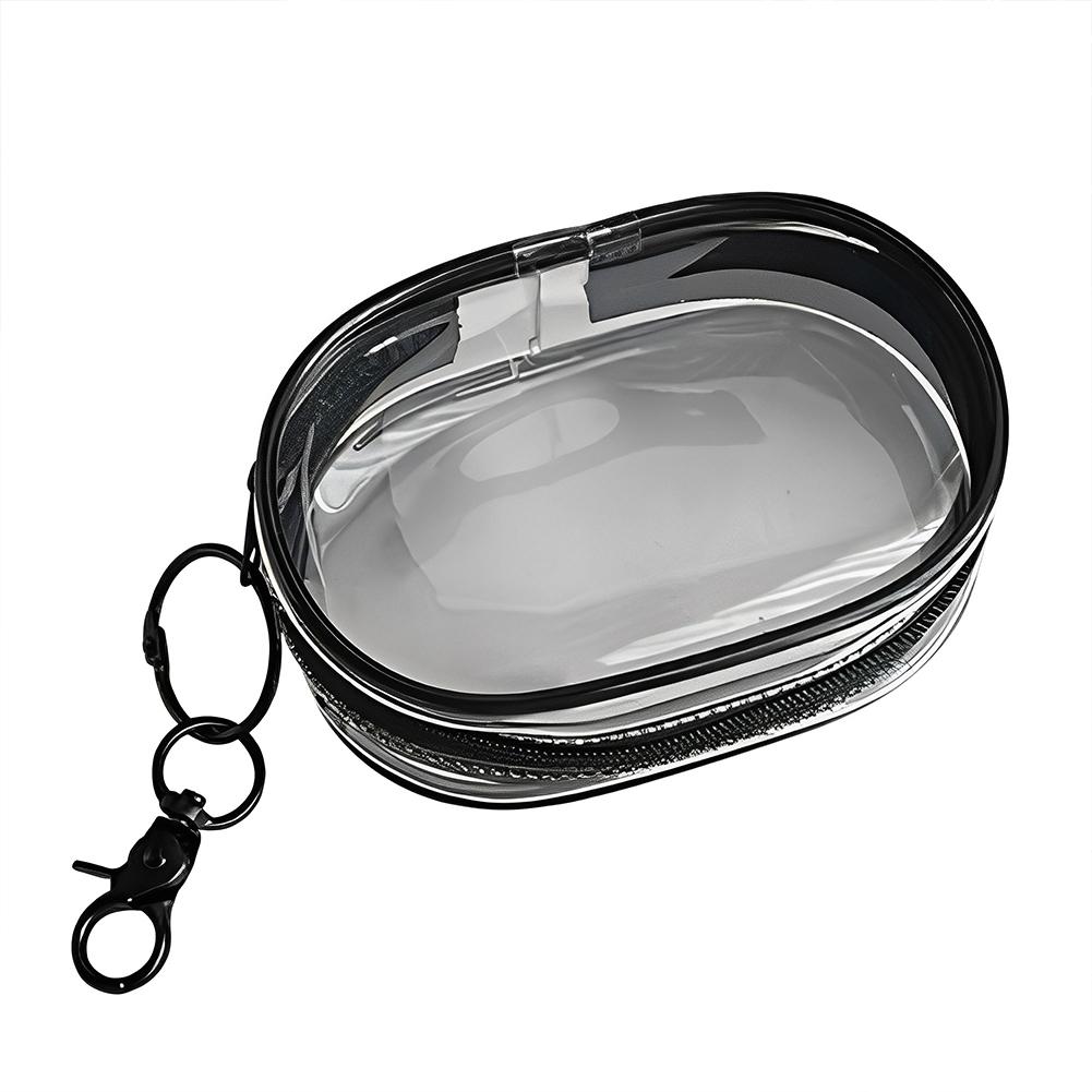 

Data Cable Storage Bag Charger Organizer Bag Dustproof Keychain Storage Pouch Data Cable Management Bag for Home Travel Storage чёрный