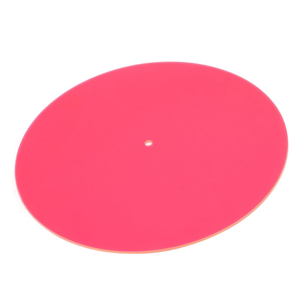 Acrylic Turntable Mat Reduce Noise Improved Sound Quality Anti Static Slipmat for Records 12in