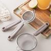 Stainless Steel Mesh Strainer With Pp Handle, Fine Filtering For Juices, Residues And Flour, Ideal For Home Baking