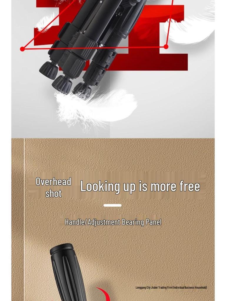 Tragbares Teleskop-Mini-Stativ: Multifunktionaler Desktop- & Bodenständer-Handyhalter für Live-Übertragungen.