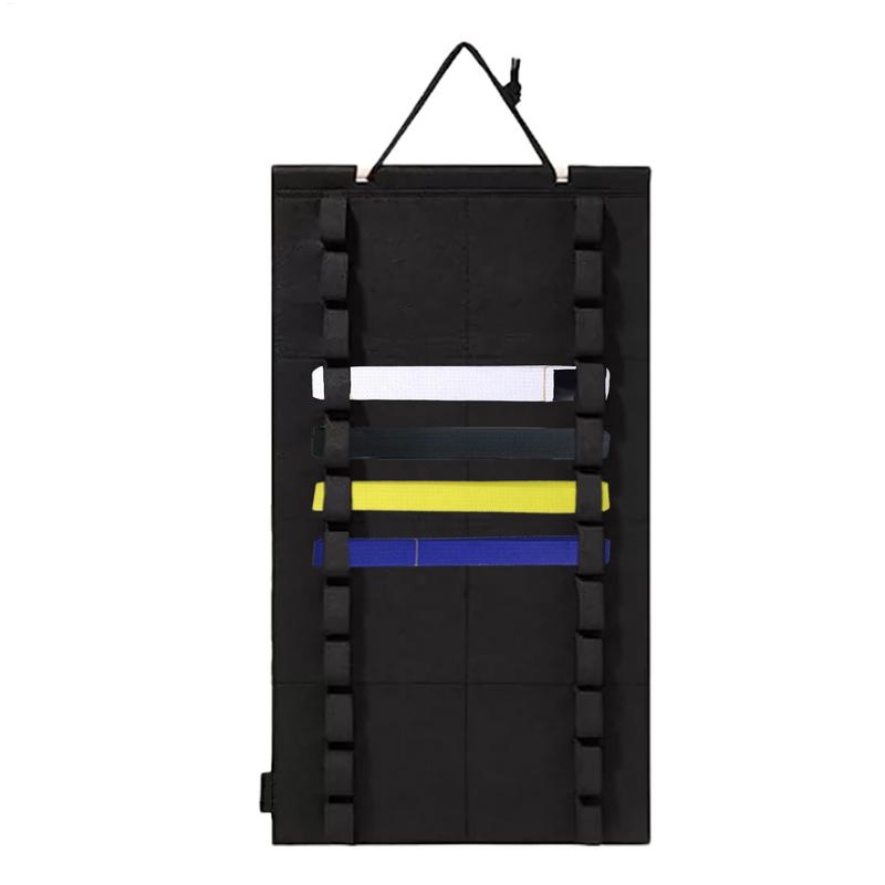 Taekwondo Belt Display Karate Belt Display Rack 12 Belts Hang Rack Wall Mounted Karate Belt Display Martial Arts Belts Organizer