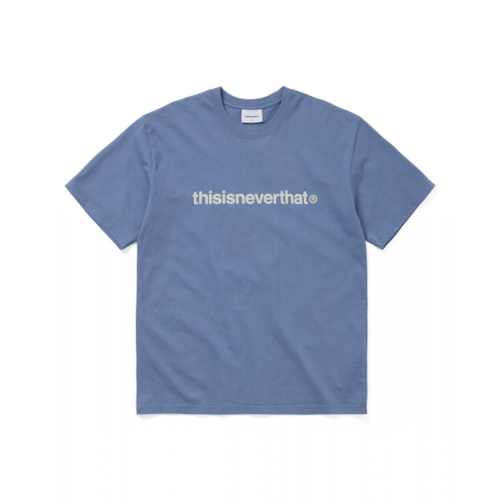 ThisisneverThaT T Logo Tee sTeel Blue S