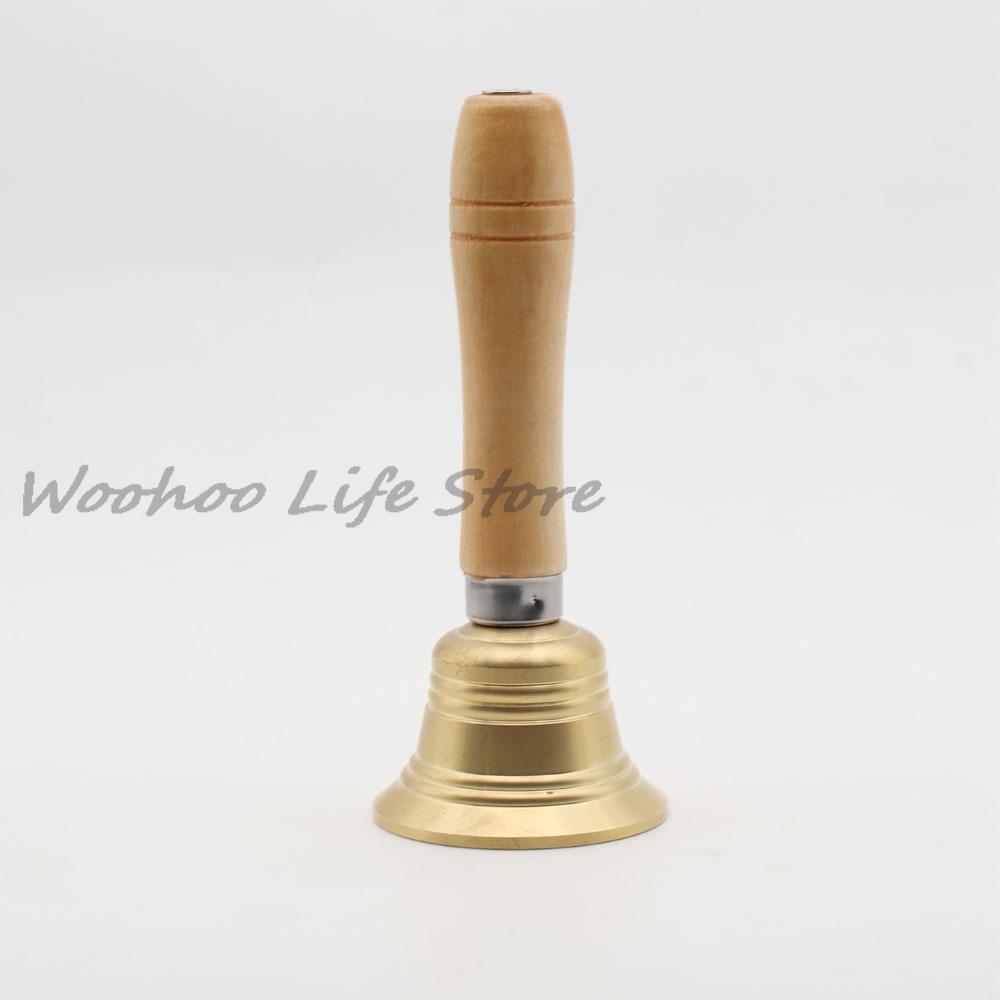 

Solid Brass Hand Bell - Service Calling Bell for Restaurant, Reception, or Office