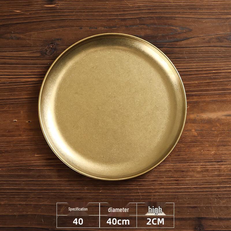 

ZISIZ Stainless Steel Round Plate
