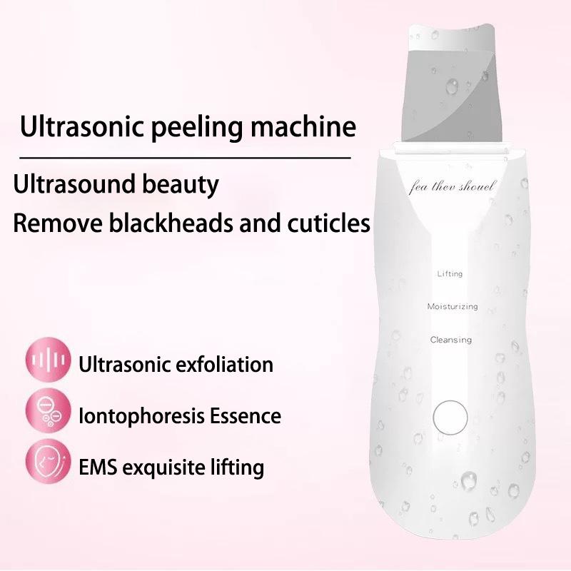 Electric Facial Massage Skin Scrubber Cleaner Ion Acne Blackhead Remover Peeling Shovel Cleaner Facial Massager Skin Care