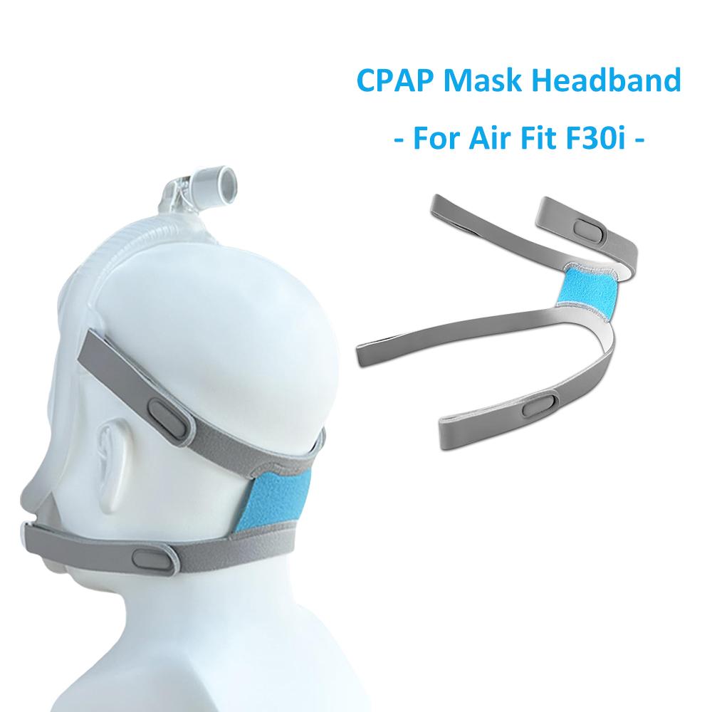Replacement CPAP Headgear Strap Adjustable Headand for F30/F30i/F40 Full Face Mask - Comfortable, Breathable Fabric Headband