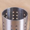 Ourunzhe Stainless Steel Household Chopstick Holder, Chopstick Cage, Tableware Tube, Double-Tube Utensil Storage Rack