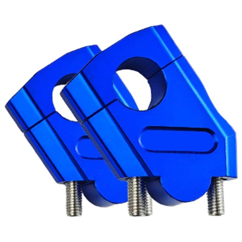 

Adjustable Motorbike Handlebar Risers Heightening Clamp Mounting Suitable for Improved Ergonomics Riding Experience 2pcs синий