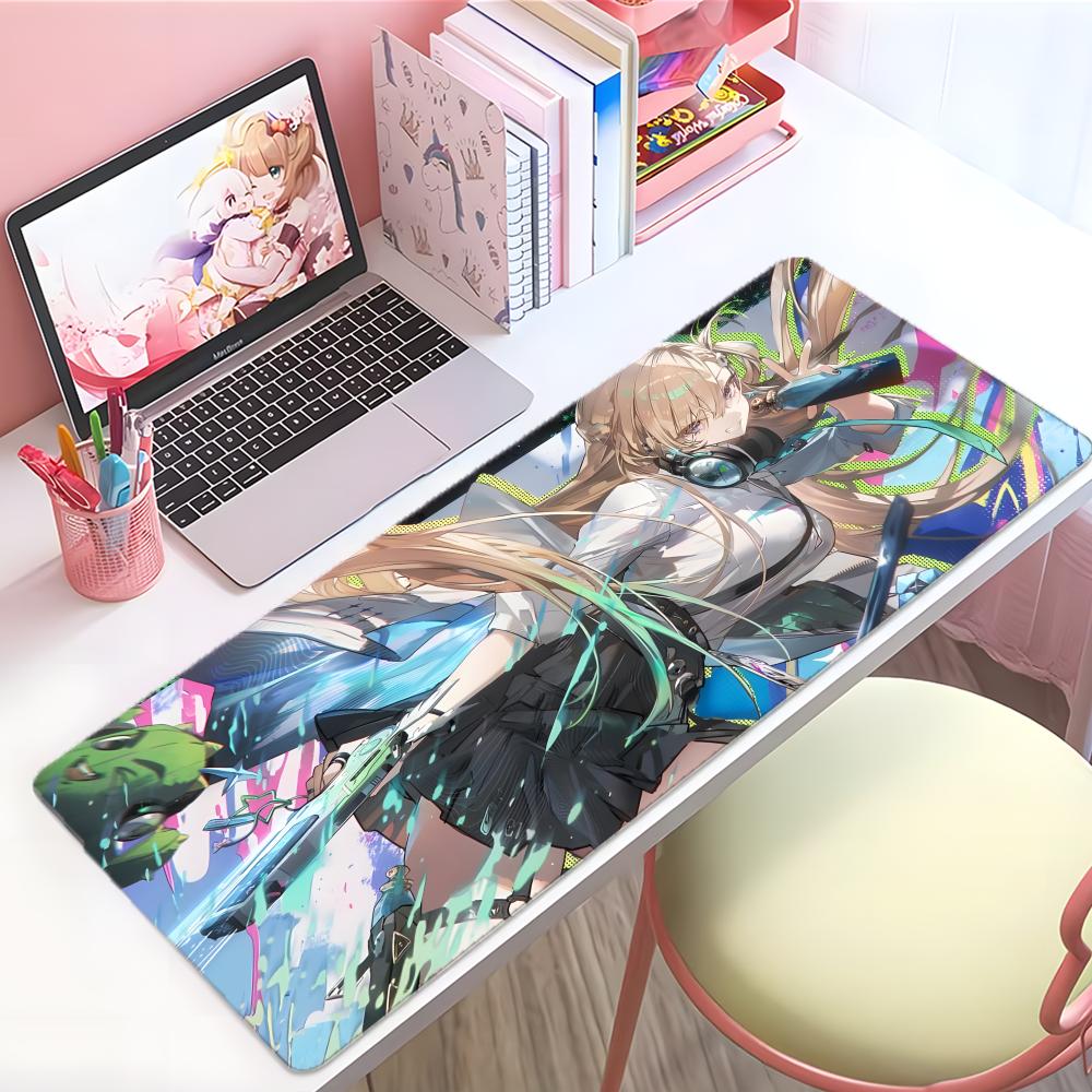 Game Lively Zenless Zone Zero Nicole Demara Mouse Pad Large Thick Desk Pad Stitched Edges Gaming Mouse Mat For Pc