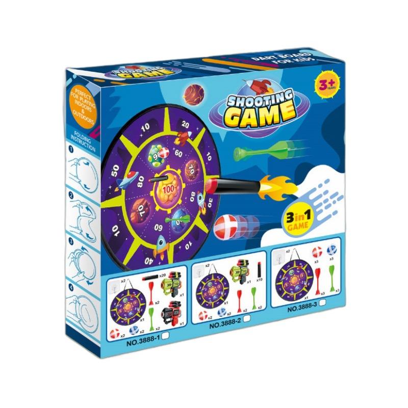 Sports Gift Children Sticky Ball Dart Shooting Target Sandbag Toy Boy Gift