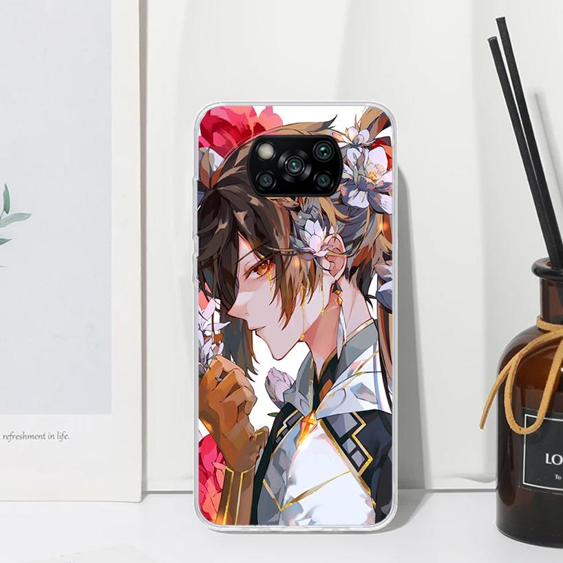 Genshin Impact Raiden Shogun Baal Phone Case For Xiaomi Poco X7 X6 X5 M7 M8 Pro F7 Ultra Redmi 15C 15 13C 13 12C 12 10 10C 10A A