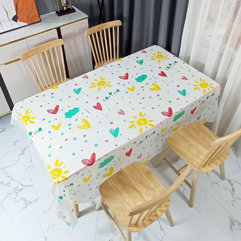 Sheng Bangrong Rectangular Disposable Tablecloth for Dining, Catering, Hotel, Restaurant, Birthday, and Kindergarten Use