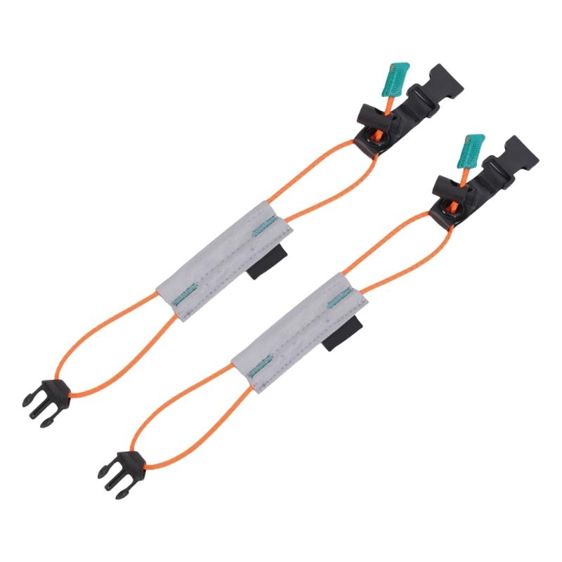 

2Pcs Reflective Cycling Trouser Strap Leg Strap Elastic Cord with Adjustable Spring Cord Lock Cycling Wrist/Ankle Band оранжевый