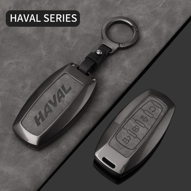 Great Wall Haval Jolion 2022 H6 H7 H4 H9 F5 F7 F7X F7H7X F7H2S GMW Dargo Car Zinc Alloy Key Cover Keychain Interior Accessories