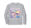 Alpha Pack Best Friends Unicorn Rainbow (Funny Graphic) Long-Sleeve T-Shirt