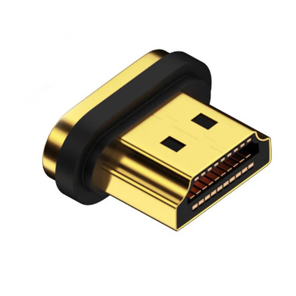 8K HDMI-Compatible 2.1 Magnetic Adapter HDMI-Compatible Magnetic Extension Adapter 8K/60Hz 4K/120Hz 48Gbps for HDTV Laptop
