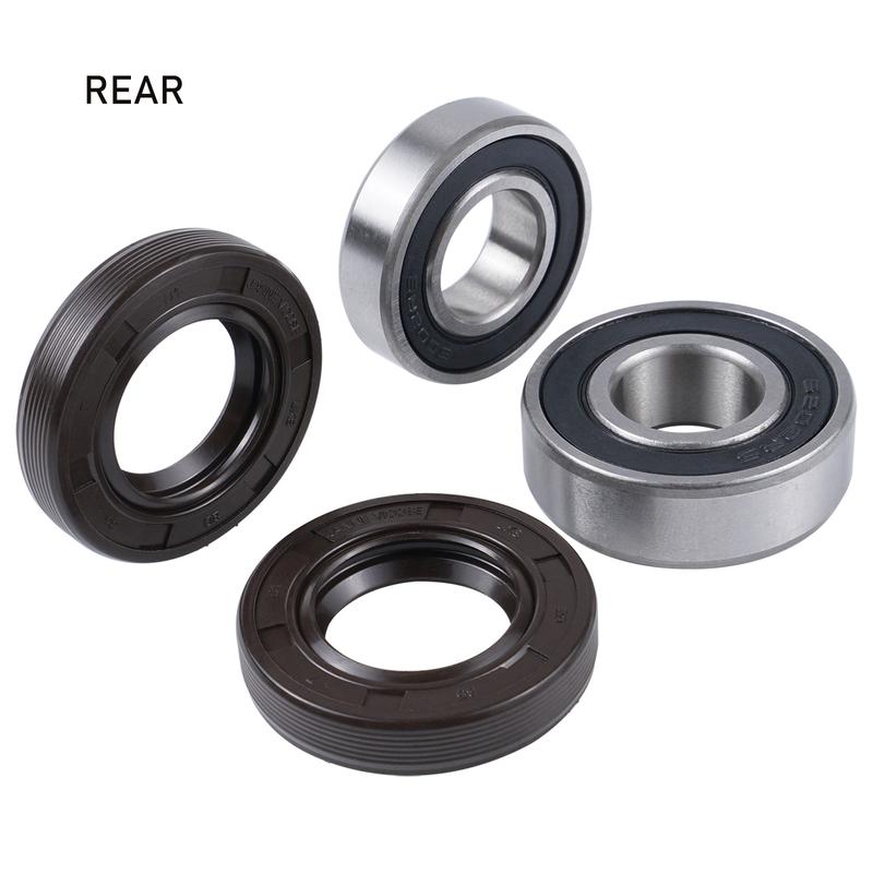 NICECNC Motorcycle Front Rear Wheel Hub Bearing Oil Seal Kit For Yamaha YZ85 2002-2018 YZ65 YZ80 93306-20120-00 93106-20031-00