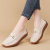 Women Black Moccasins Driving Shoes Flats Casual Nurse Loafers Khaki Minimalist Maternity Office Shoes Large Size