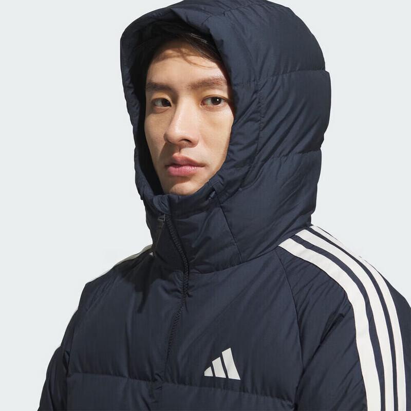 adidas Men's 3S Long Down Jacket