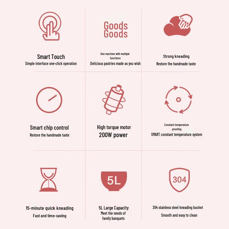 SUPOR 5L Automatischer Teigkneter & Gärer