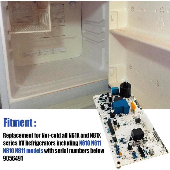 Topteng RV Refrigerator Control Board Kit 621991001 For Norcold N641 N841 Series 2-Way Control Board