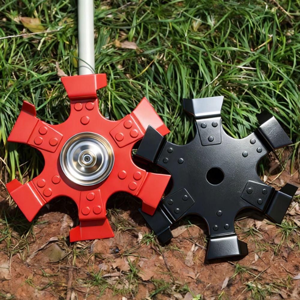 Sturdy Weeding Wheel Reusable Multi-Functional Wheel Reusable Lawn Blade  Deep Plowing